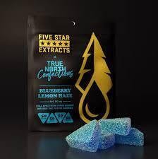 Five Star Extracts x True North | Blueberry Lemon Haze | (4 x 50mg) 200mg | Full Spectrum Vegan ...