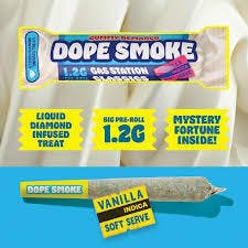 Dope Smokes Gas Station | Vanilla Soft Serve | 1.2g | Infused Pre-Roll