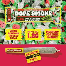 Dope Smokes Gas Station | Watermelon Taffy | 1.2g | Infused Pre-Roll