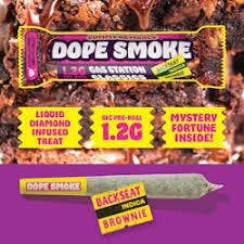 Dope Smokes Gas Station | Backseat Brownie | 1.2g | Infused Pre-Roll