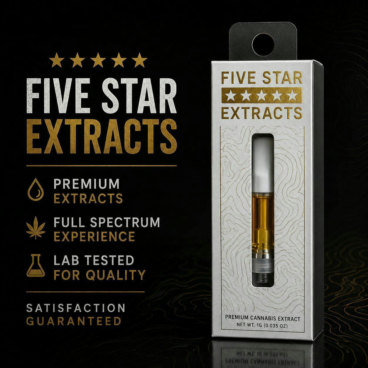 Five Star Extracts | Strawberry Lemonade | 0.5g | Nug Run Sugar Sauce | Cartridge