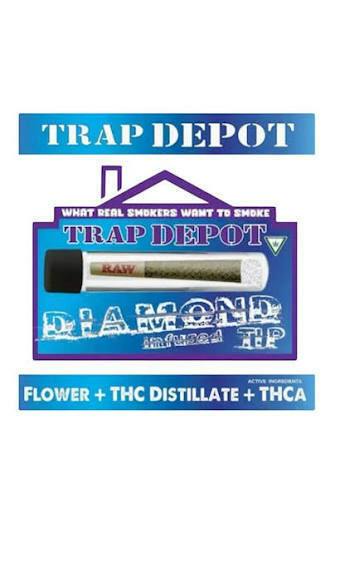 Trap Depot | TNT | Blueberry | 1g | Liquid Diamond Infused Pre-Roll