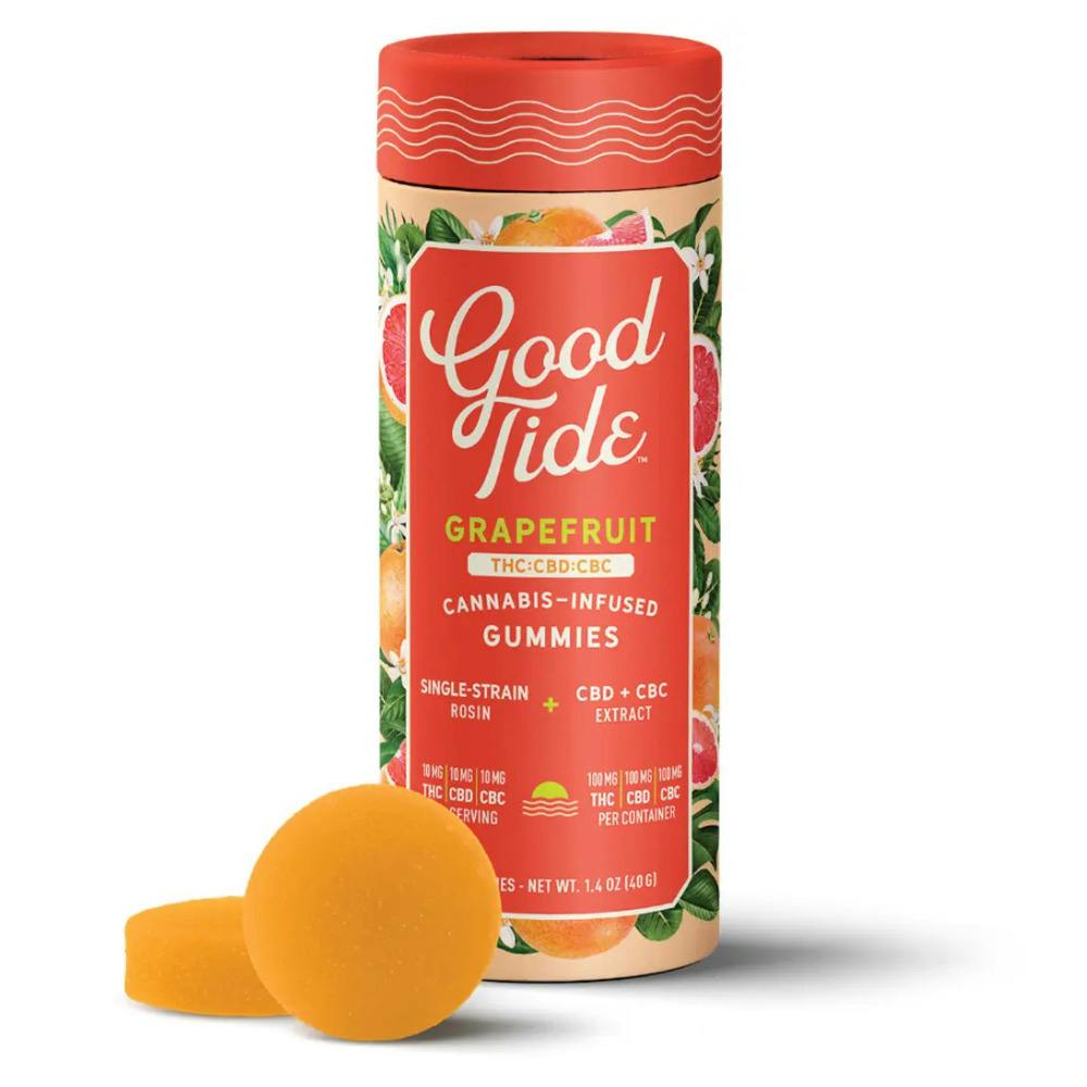 Good Tide | Grapefruit | Gummy | Live Rosin | 10pk