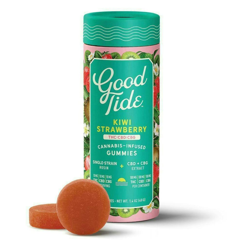 Good Tide | Kiwi Strawberry | Gummy | Live Rosin | 10pk