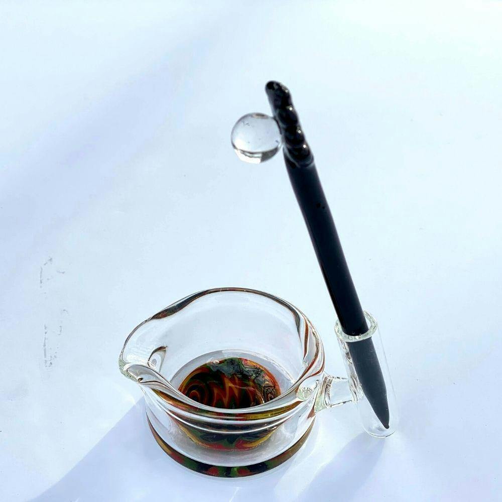 Reversal Concentrate Dish with Holder and Glass Dabber