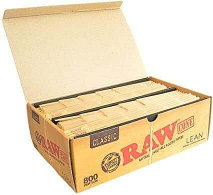 Raw Pre-Rolled Cones Individual Raw Lean