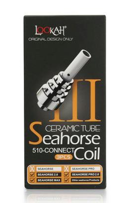 Lookah Seahorse Coil 3 | Ceramic 3 pack | Glass House Distro