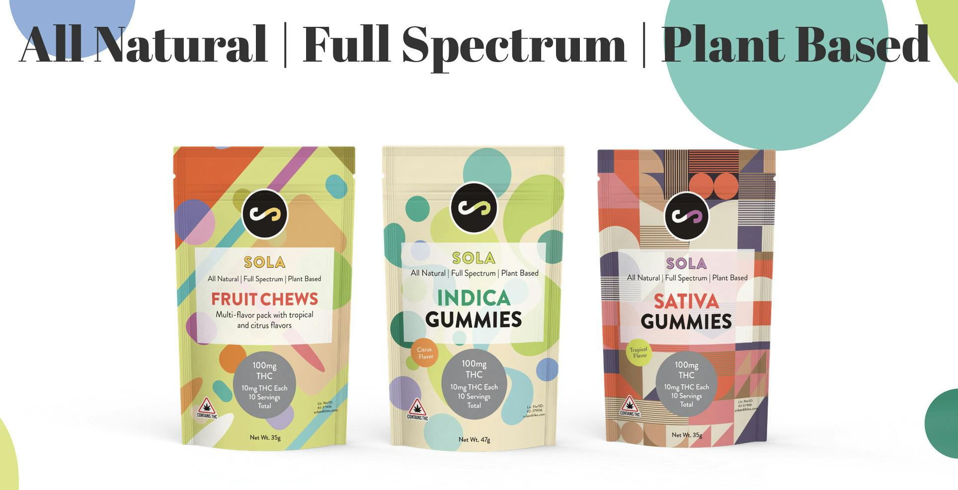 3000mg Grape Indica Gummies | SOLA