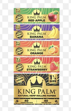 King Palm - (1-1/4) Papers - Red Apple at Mend North Cannabis