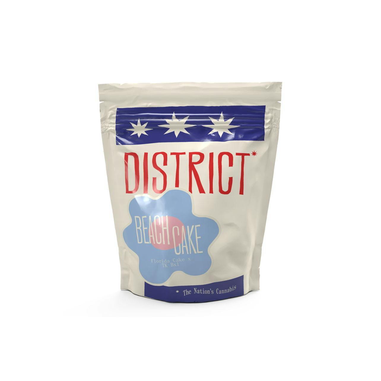 DISTRICT CANNABIS Beach Cake