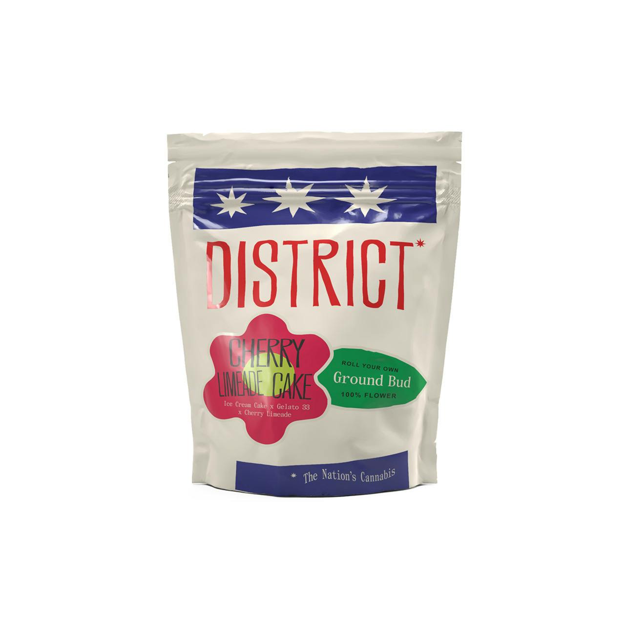 DISTRICT CANNABIS Super Silver Dawg 10g PRE-GROUND