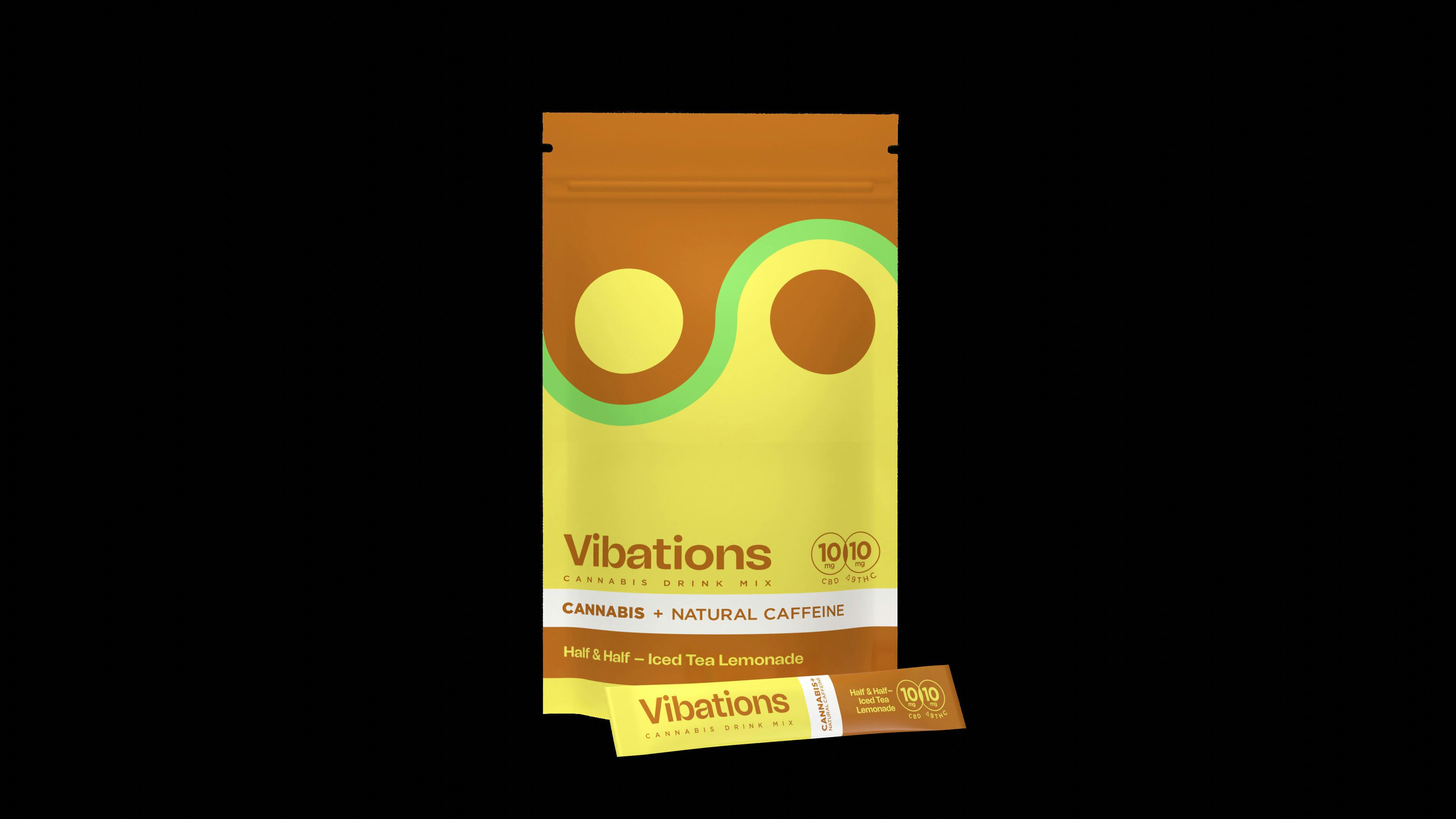 VIBATIONS Half & Half Tea Drink Mix 100mg (10pk)