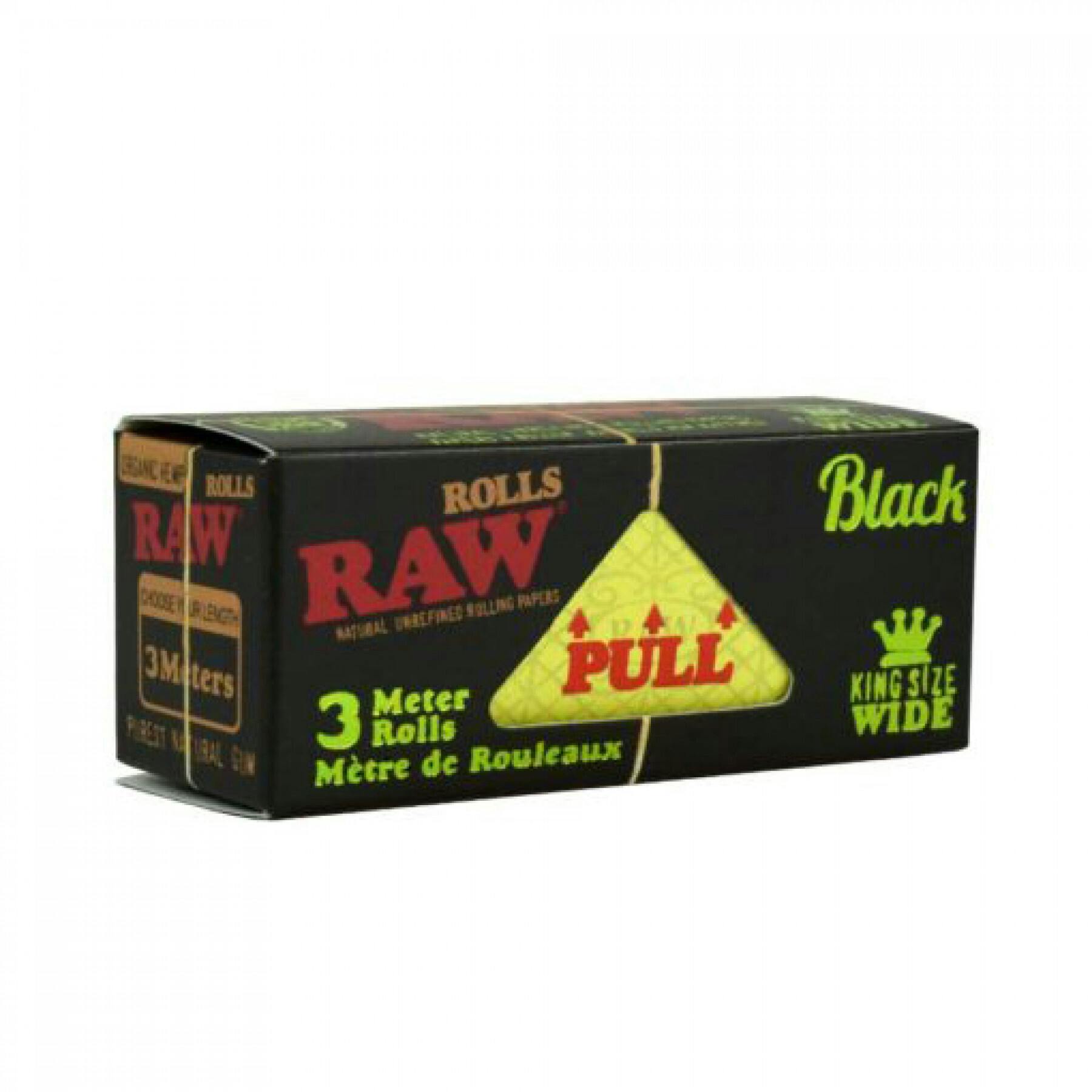Rolling Paper Roll - King Size Wide - Black Organic - 3m