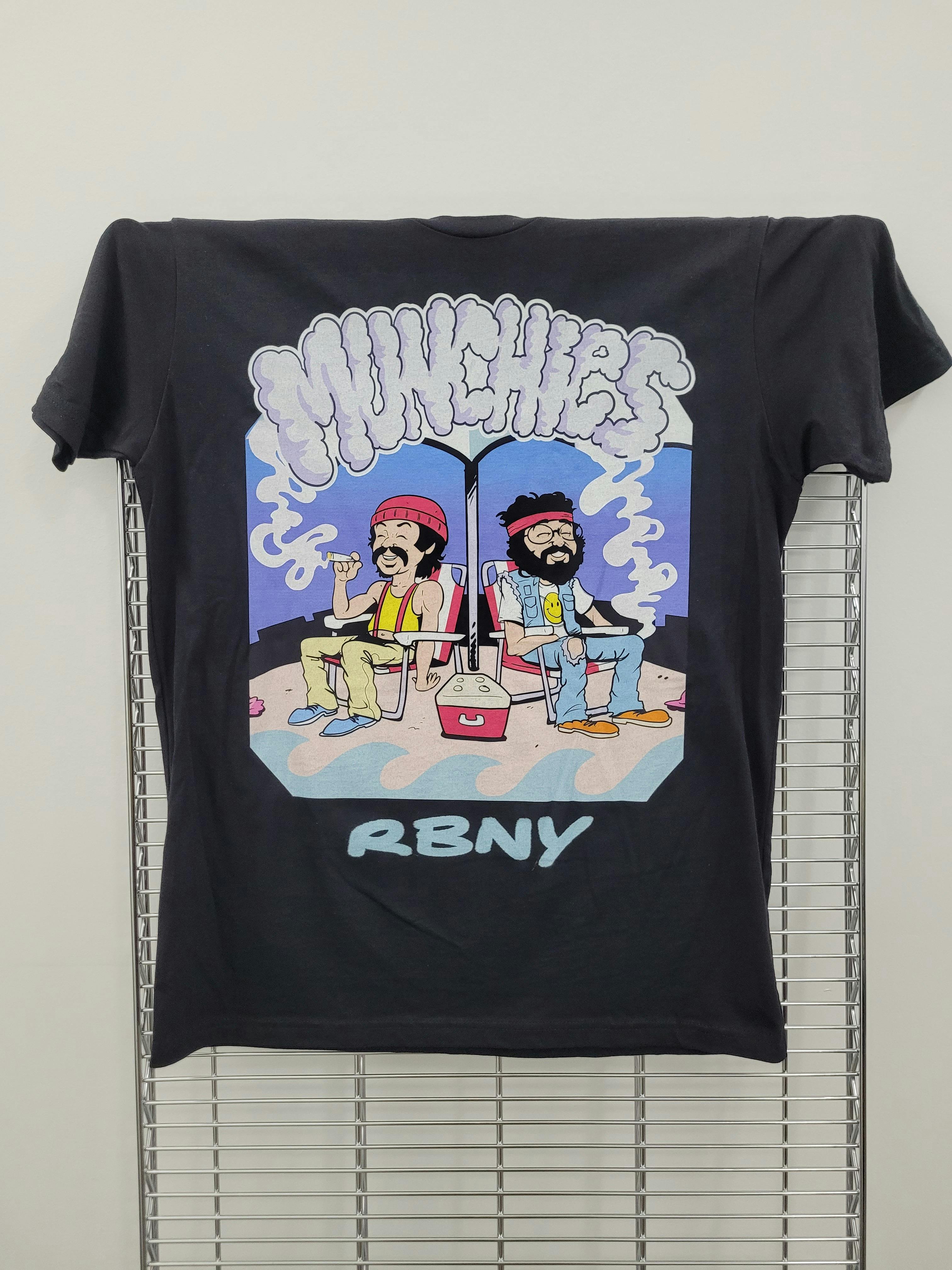 Cheech And Chong Rbny Tee Black/multicolor Small