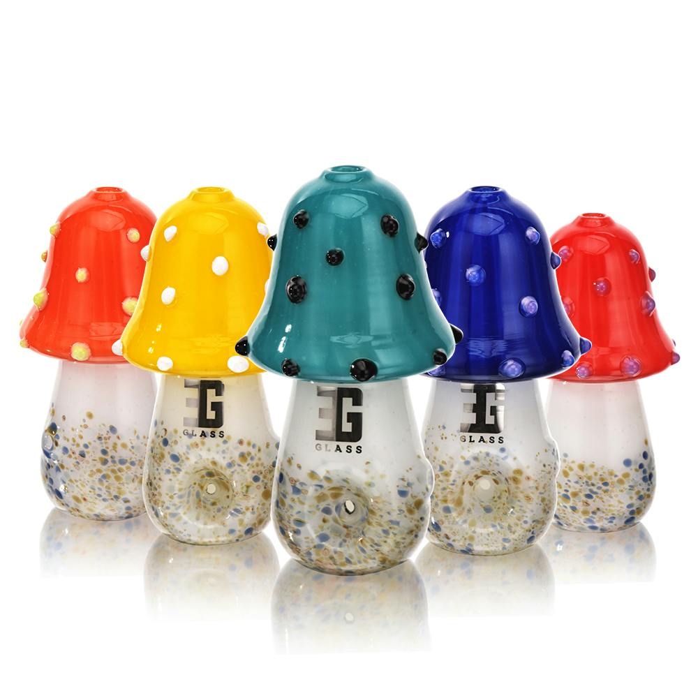 Eg Glass Mushroom 43 Purple