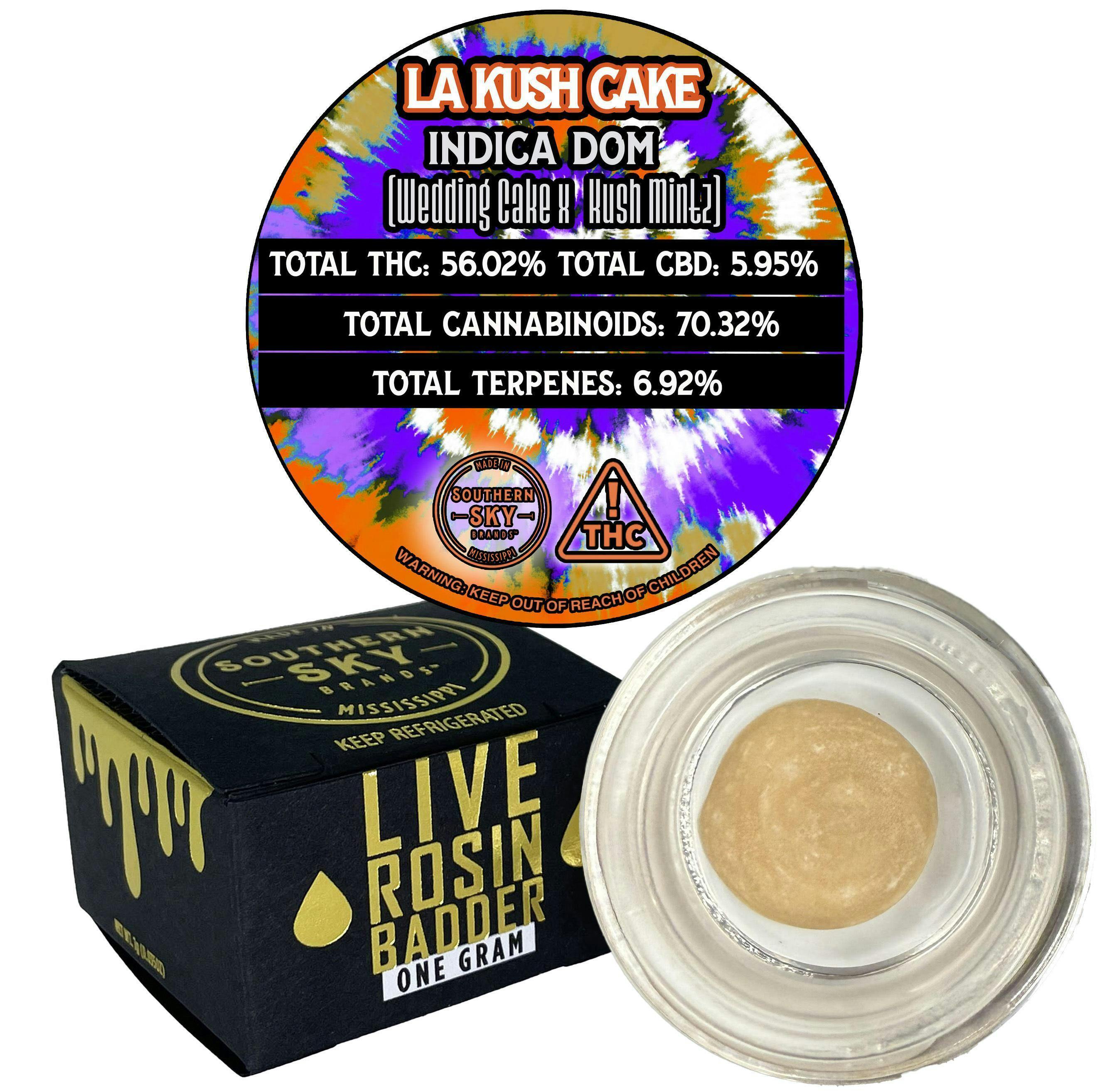 LA Kush Cake | Live Rosin 1g