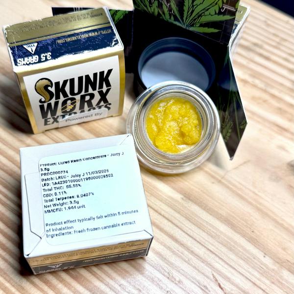 Juicy J | Cured Resin at Star Buds Medical Cannabis Dispensary Greenwood