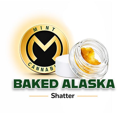 Mint Cannabis - Shatter 1g - Baked Alaska