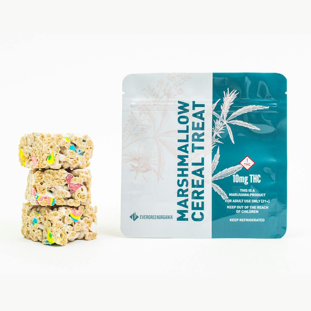 Evergreen Cereal Treat Marshmallow 100mg 10pc
