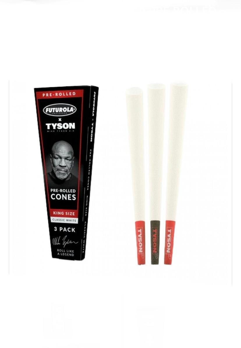 Futurola x Tyson | 3 Pack | King Size Classic White