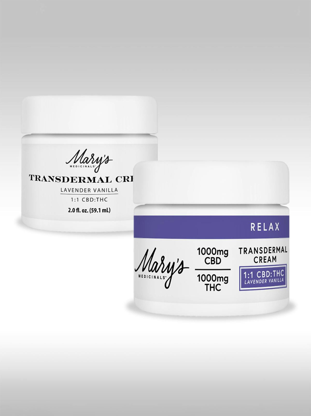 Mary's Medicinals | Cream 2oz | 1:1 Ratio | Vanilla Lavender