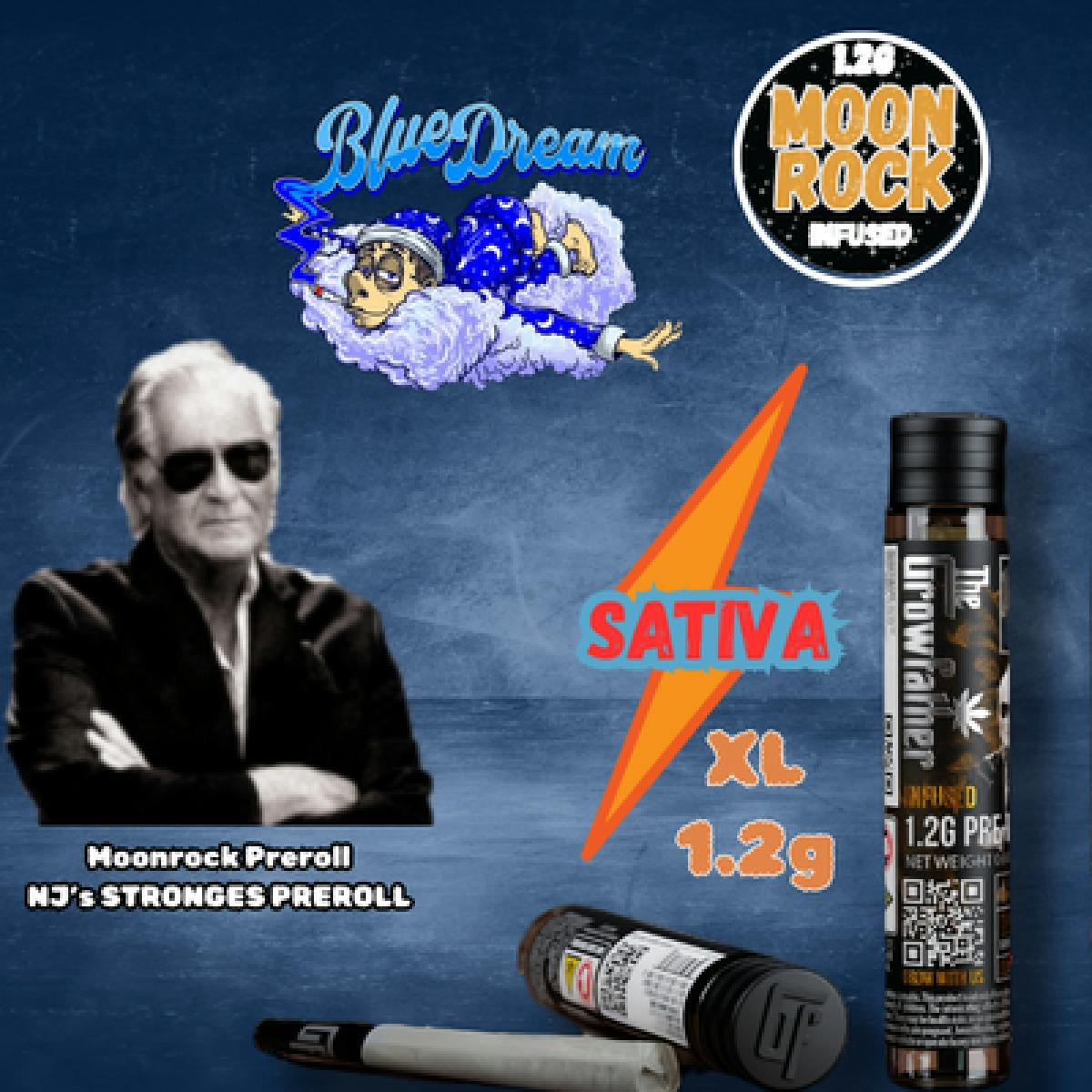 Blue Dream Razz Moonrock