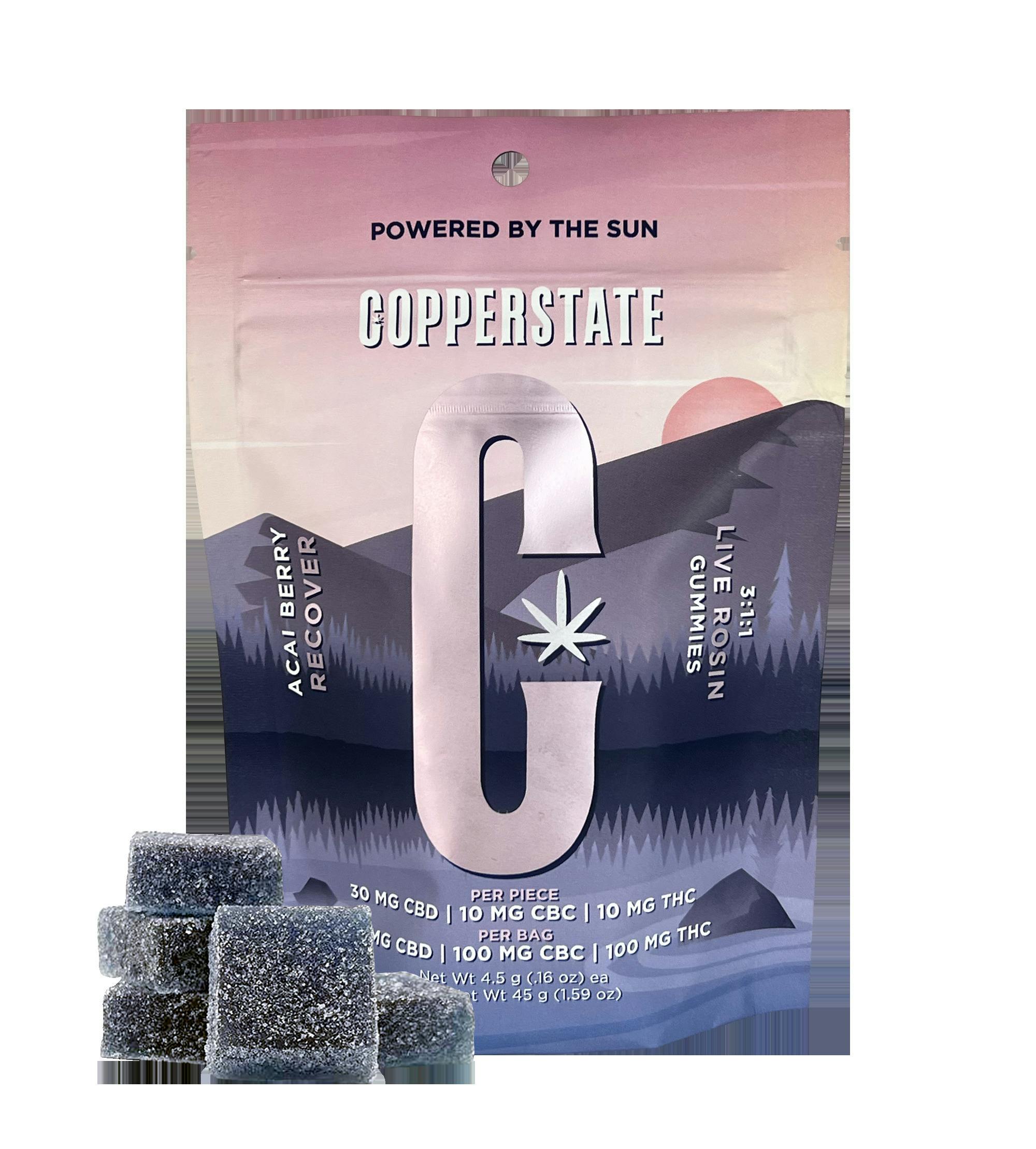 CopperState LR Gummies 3:1:1 Acai Berry 100mg