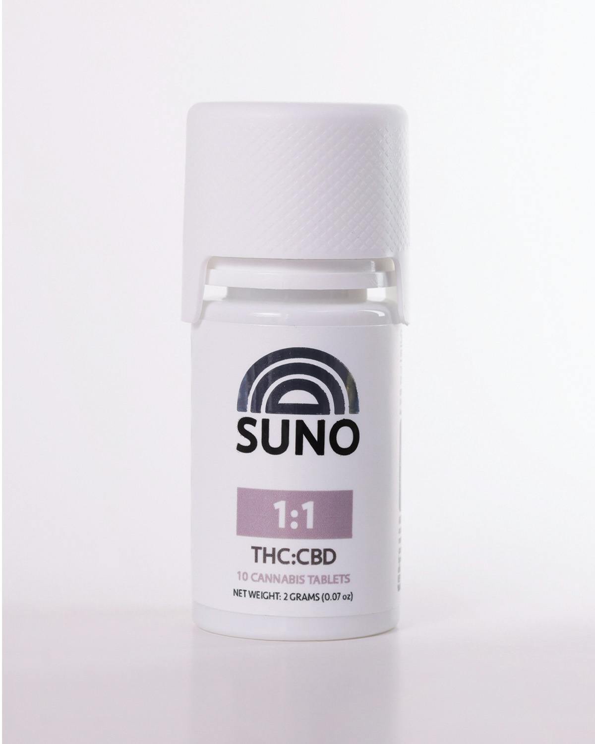 Suno 10pk Tablets 1:1 THC:CBD 100mg