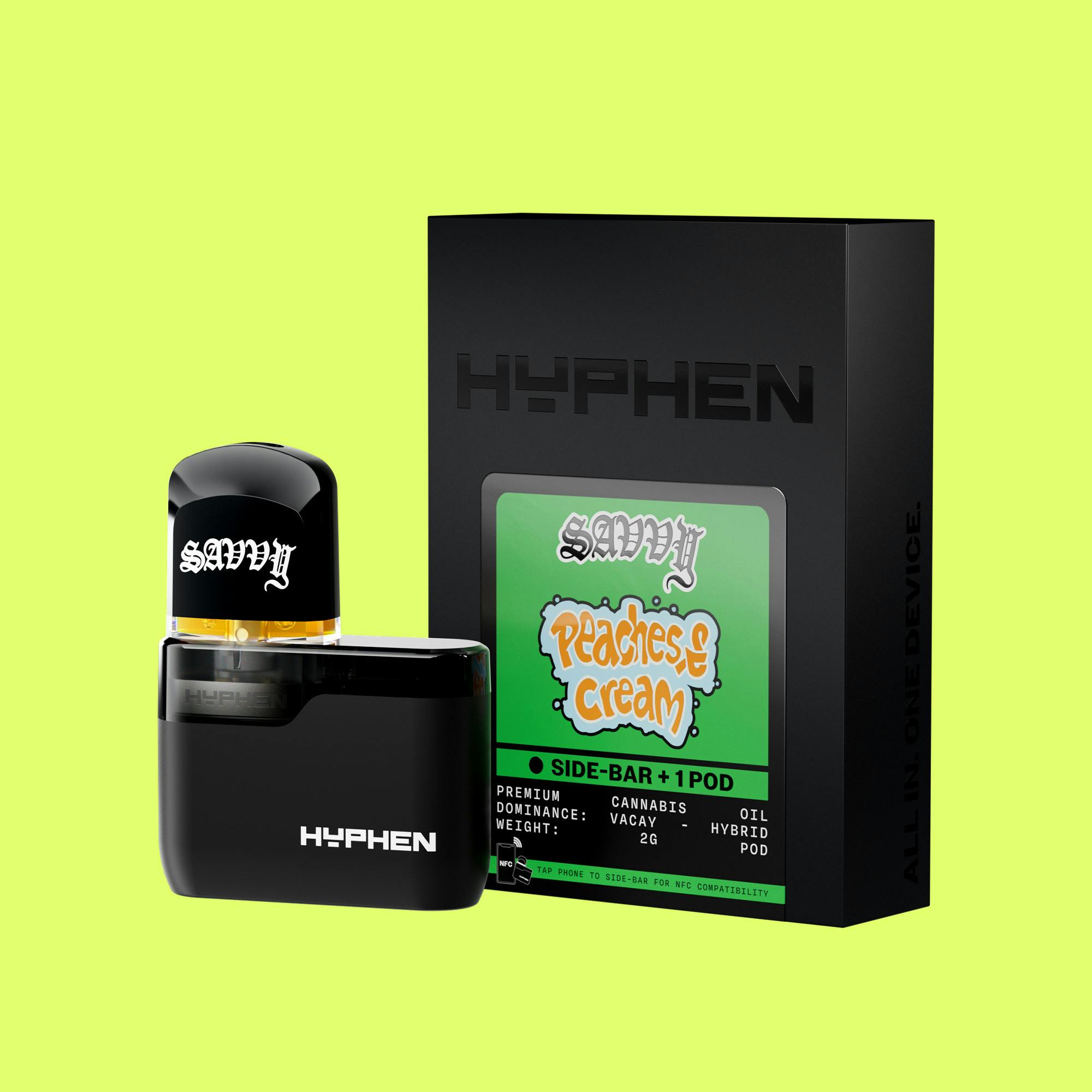 Savvy Hyphen 2g AIO Peaches and Cream