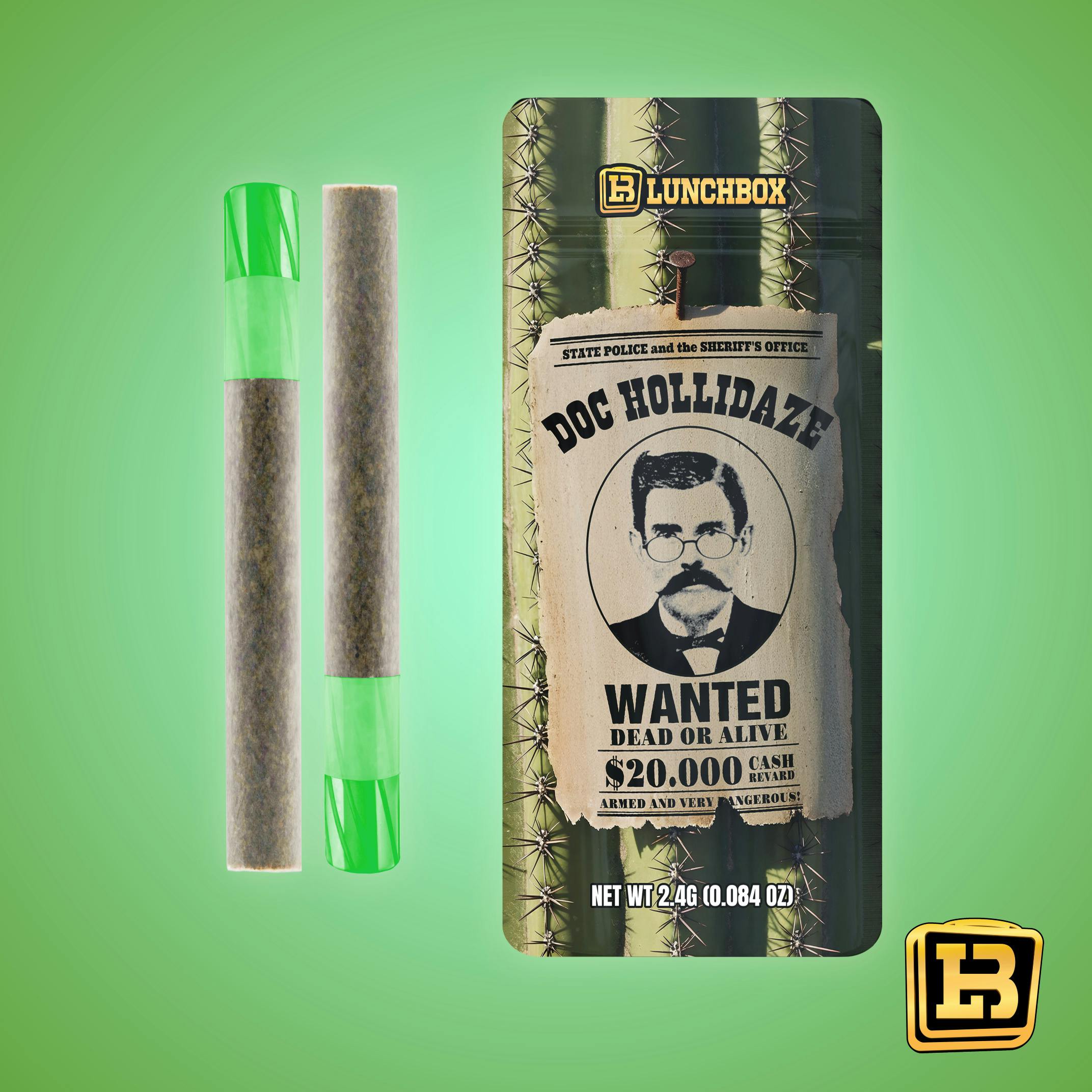 Lunchbox 2pk Prerolls Doc Holidaze