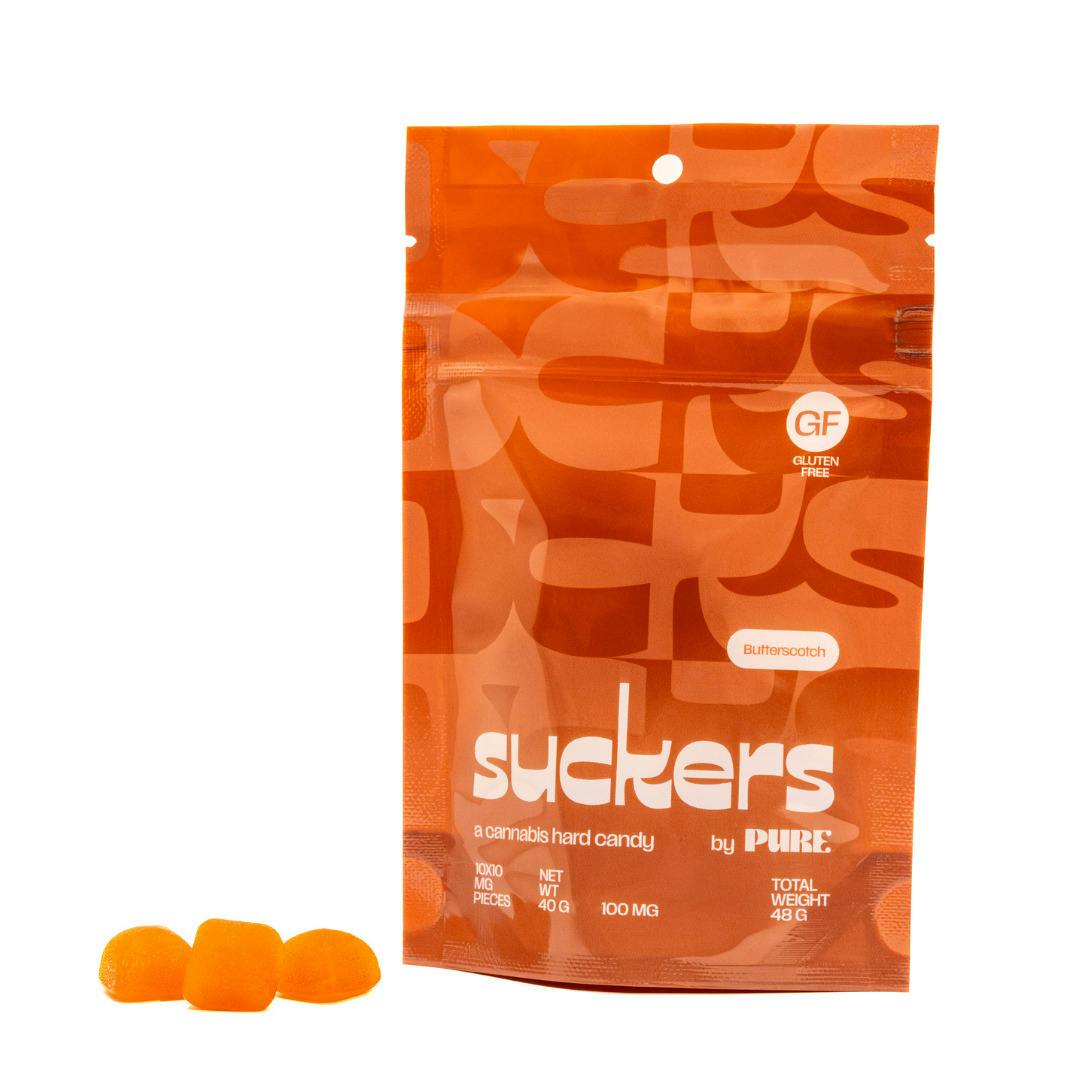 Pure Suckers Butterscotch 100mg/.1