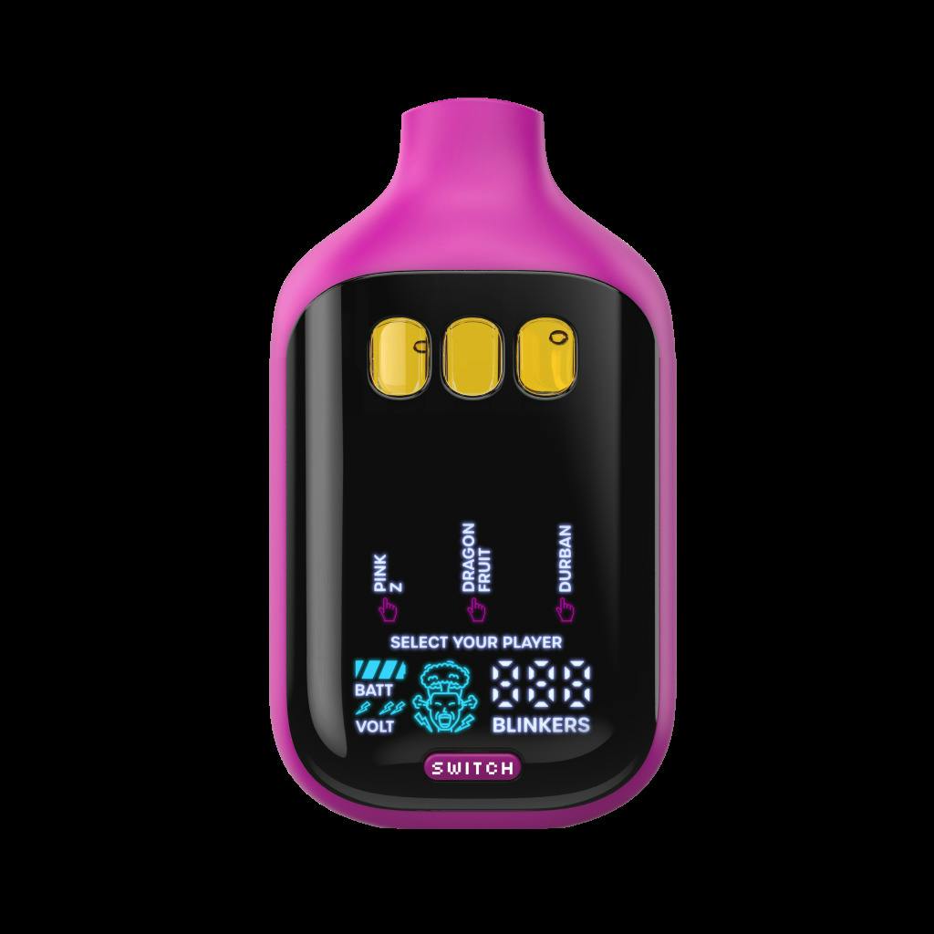 Pink-Z, Dragon Fruit, Durban, Gum Switch V5 Disposable