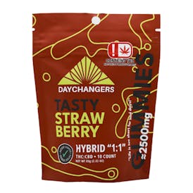 Tasty Strawberry - Day Changers - 2500mg - Gummy 10ct. by Day Changers