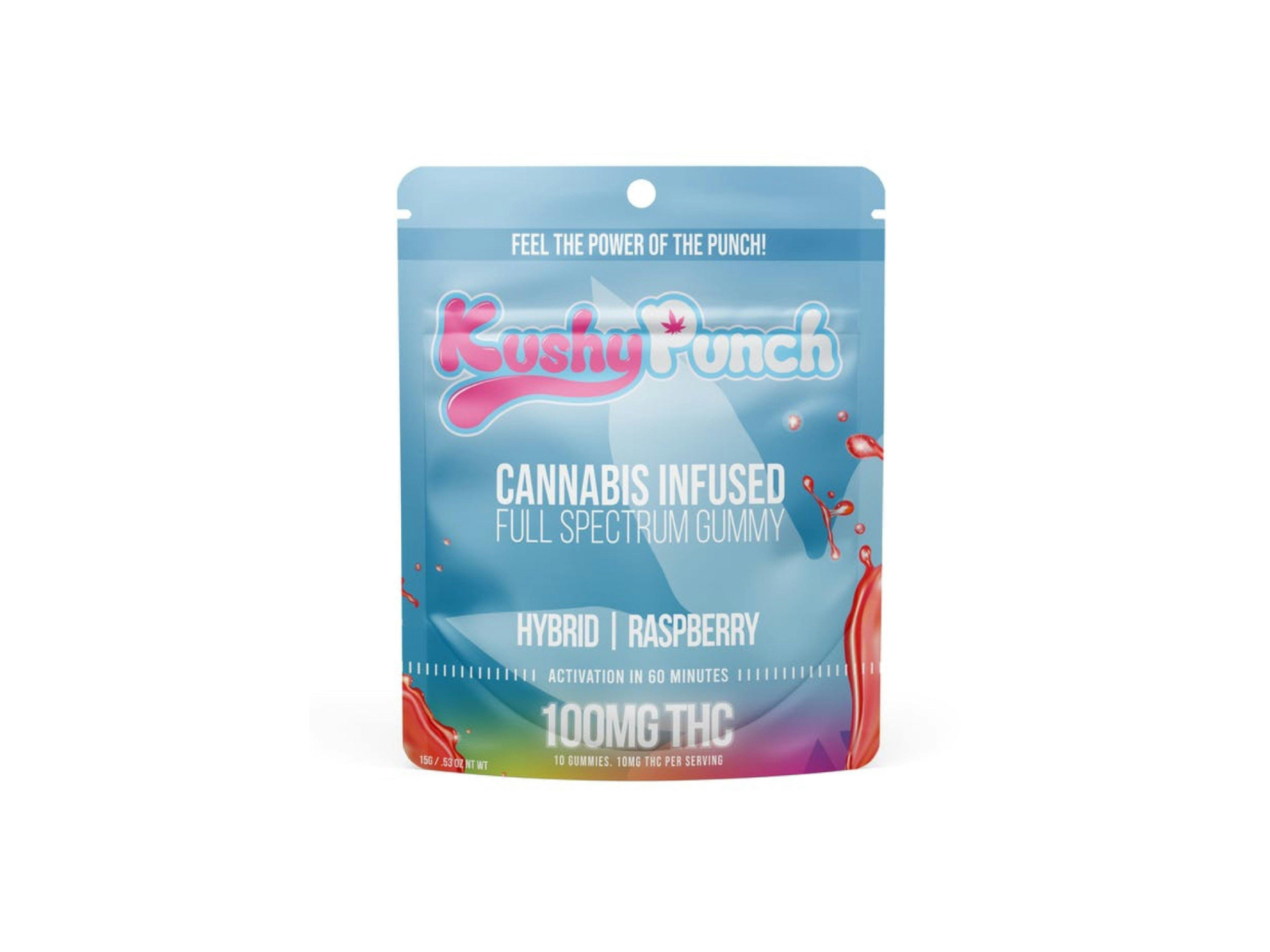 Kushy Punch: Kushy Punch Gummies Hybrid Pineapple 100mg