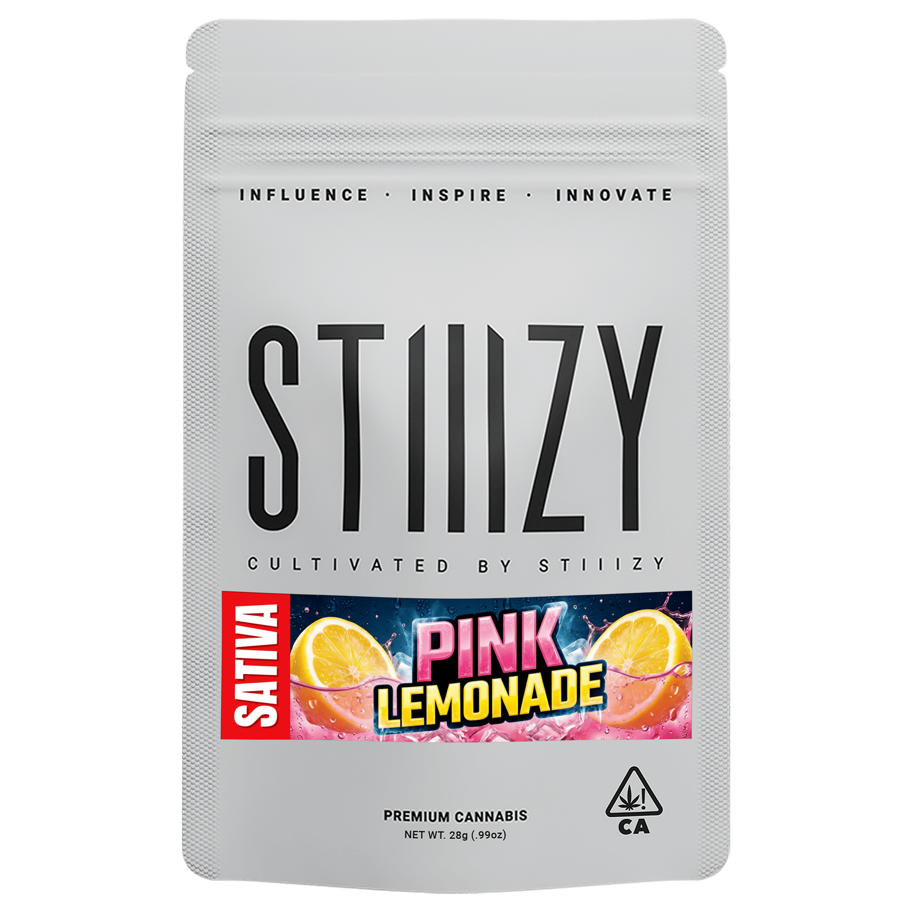 STIIIZY - White: Label - Pink Lemonade
