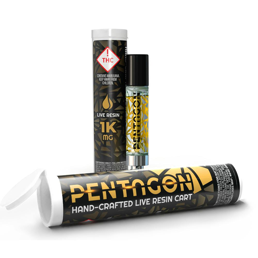 Pentagon - Stay-Cation (H) - Live Resin Cartridge - 1000mg