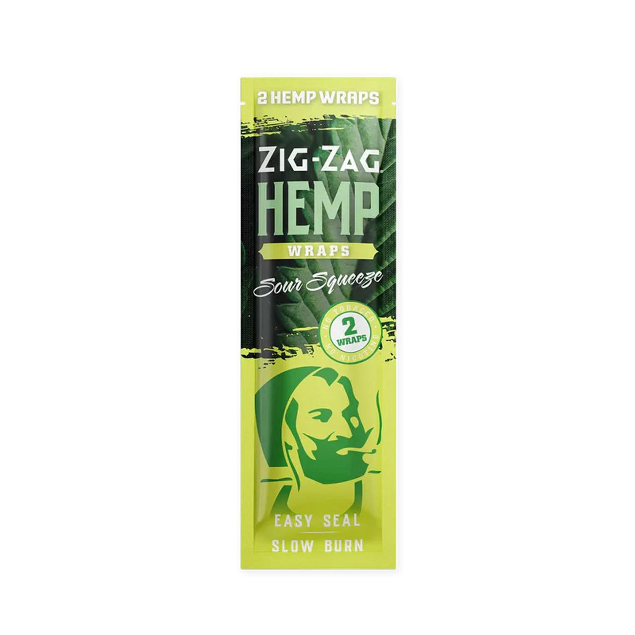 Zig Zag - Hemp Wraps Sour Squeeze - 2 Count