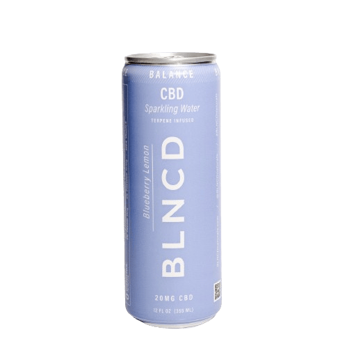 BLNCD CBD Sparkling Water - Blueberry Lemon - 12oz