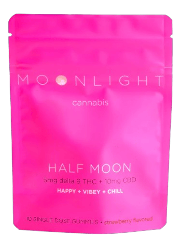 Moonlight Half Moon Gummies 5mg - Strawberry