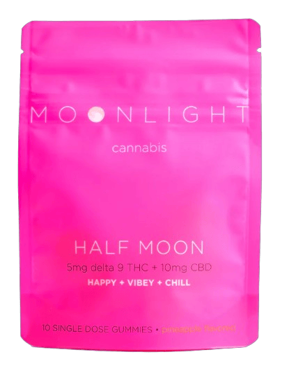 Moonlight Half Moon Gummies 5mg - Pineapple at Wildflower Cannabis