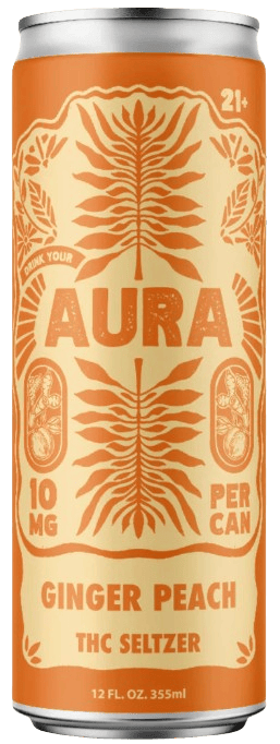 Seltzer 10mg - Ginger Peach - 12oz