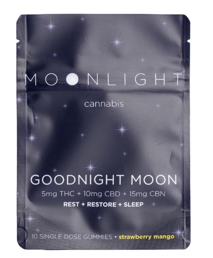 Moonlight Goodnight Moon Gummies 5mg - Strawberry Mango cannabis product