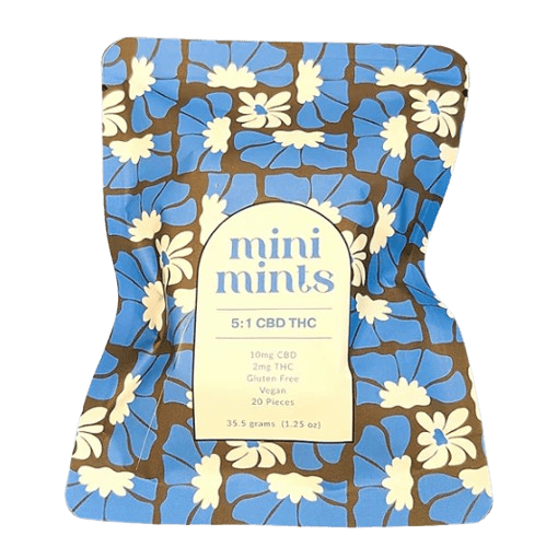 Mini Mints 2mg - 5:1 CBD / THC - 20ct at Wildflower Cannabis