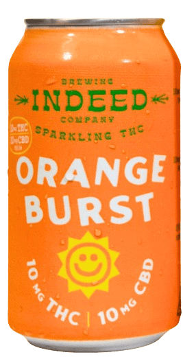 Indeed Infused Seltzer 10mg - Orange Burst - 12oz at Wildflower Northeast