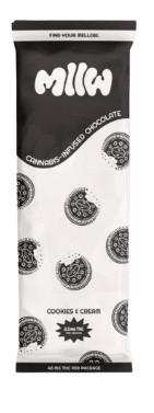 Mllw Infused Chocolate 3.2mg - Cookie & Cream at Wildflower Cannabis