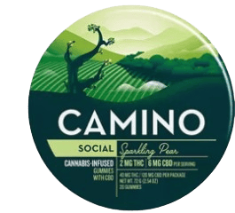 Camino Gummies 2mg - Social Sparkling Pear - 10ct cannabis product