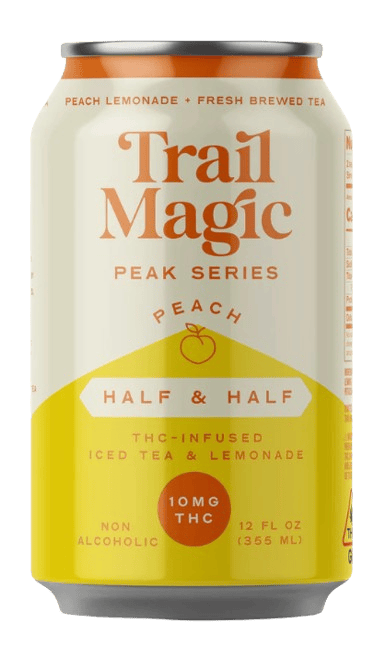 Peak Series 10mg - Peach Half & Half - 12oz