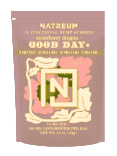Natreum Gummies 5mg - Good Day+ Strawberry Dragon - 10ct