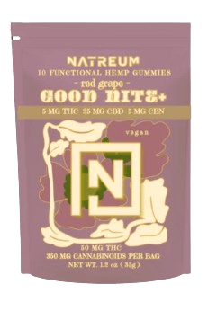 Natreum Gummies 5mg - Good Nite+ Red Grape - 10ct cannabis product