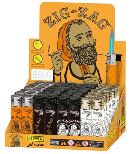 Clipper Lighter - ZigZag Jet Flame - 1ct